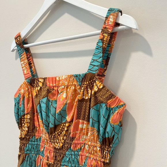 Cleobella Jolene Maxi Dress Riviera Print European Vacation Resortwear Sundress - Picture 6 of 12